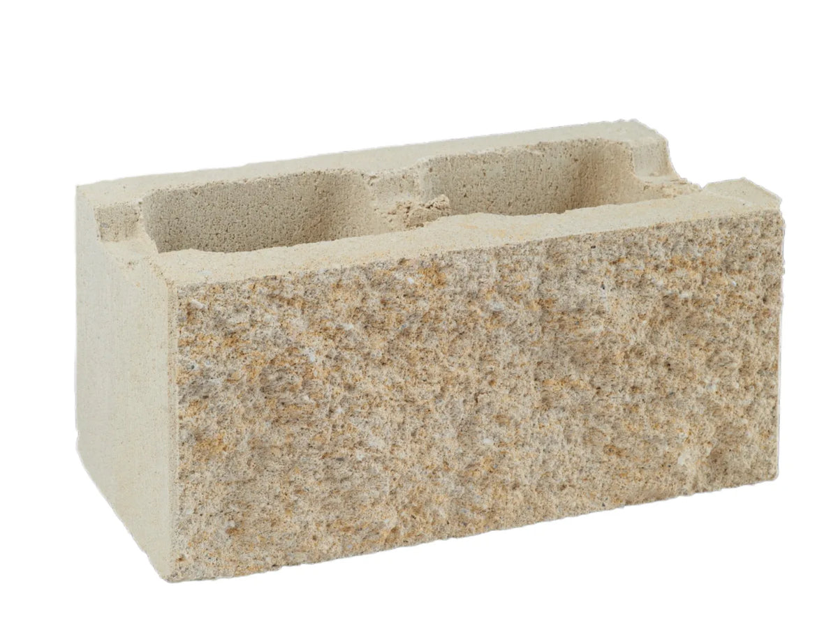 Split-Face Block - Yellow Rock